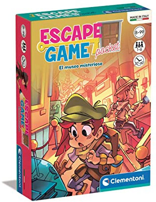 Clementoni Escape Room Museum, Brettspiel, Familienspiel, ab 8 Jahren (55462)