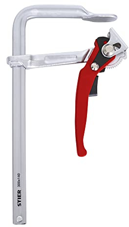 Serre-joint à serrage rapide en acier STIER FHZ 300/140
