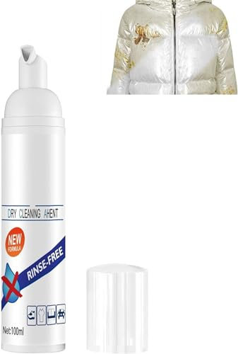 EXQST Multifunktionaler Schaumsprüher für die chemische Reinigung von Stoffen Allzweckreiniger Spülmittelfrei für Kleidung Ölfleckentferner für Stoffkleidung Allzweck-Fleckentferner Reinigung