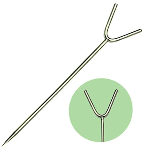 CHILDWEET Y-förmiger Angelrutenhalter Tragbarer Erdungsstecker Aus Langlebigem Verschleißfestem Material 5 Stück Praktisches Angelzubehör Für Angler