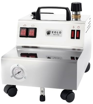 Eolo Pulitore a Vapore GV05 PX Secco Professionale Anticalcare Macchinario Pulitrice Disinfettazione Casa Bagno Igiene Materassi Lavasuperfici Portatile Made in Italy Garanzia 5 Anni A++
