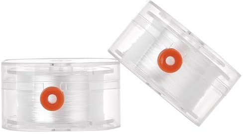 PH PandaHall 100m 2 Spule Elastische Schmuckfaden, 0.3mm Weiß Perlen Faden Armbandsaite Perlenfaden Gummiband Für Armbänder Beading Freundschaftsarmbänder Schmuckherstellung Weihnachten Dekor