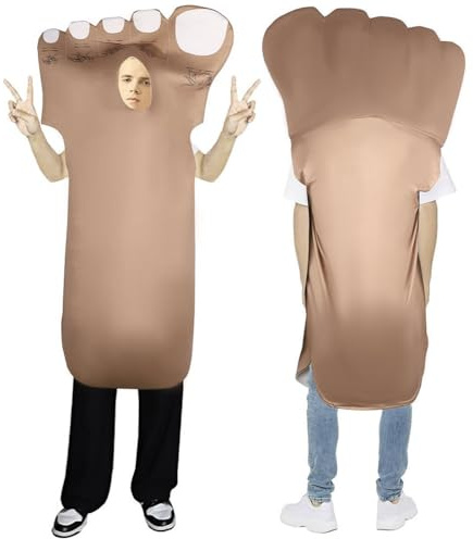 Lpitoy Stora fötter kostymer halloween fötter cosplay kostymer roliga kläder karneval fest maskerad maskerad utklädning fest prestanda kostym för vuxna
