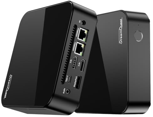 DreamQuest Mini PC Mit Win-11 Pro Intel Twin Lake N150(bis zu 3,6 GHz)16GB DDR4 1TB M.2 SSD Mini Desktop Computer,4K@60Hz Dual Display HDMI+DP/Gigabit Ethernet/Dual WiFi Geeignet für Schule,Büro,Heim