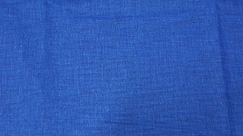 Tessuto Cotone Jeansato TINTA UNITA Vari Colori 50 x 2.80 -Blu Elettrico