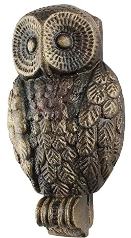 Indian Shelf Owl Door Knocker - Door Knockers - Antique Door Hardware - Iron Entry Door Knocker - Antique Entry Door Decoration Items - Door Knocker Owl - Door Knocker - 7.62 Cm