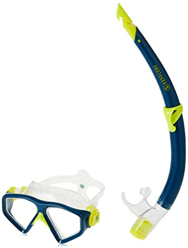 Aqualung Aquasphere Saturn Maske und Schnorchel, Trans/Blau Aquashere, Einheitsgröße