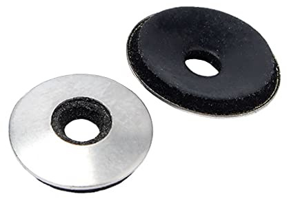 Oneyijun 20 pièces Rondelles EPDM Acier inoxydable 304 Recouvert de EPDM collé Avec Joint D'étanchéité Assortiment de Rondelles Travail pour Vis, M8x19mm