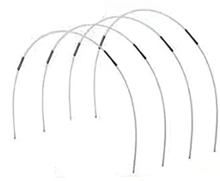 LBONG Gartentunnel Reifen Tunnelbögen Gartenreifen für Reihenabdeckung Bögen für Folientunnel, Tomaten, Erdbeeren,(7mmX0.95m(3.1ft),20pcs)