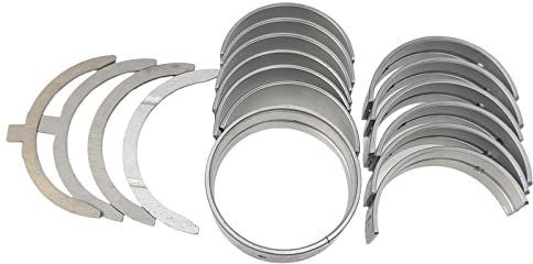 D1503 Main Bearing &Con Rod Bearings &Thrust Washer Compatible with Kubota D1503 Engine Tractor L2900 L3000 L3010 L3130 Excavator KX91-3 U35 Loader R420 R420S