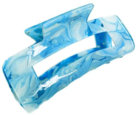 10cm Groß Haarspangen,Hair Jaw Clips Haarklammern Haarnadel rutschfeste,Haar Fänger Haarklauenclip Haarstyling-Zubehör Haarschmuck für Damen Mädchen für Dickes Haar Dünnes Haar,Blau