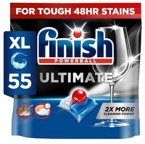 Finish Ultimate All In One Regular Dishwasher Tablets 55pk