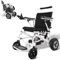 VEVOR Sedia a Rotelle Elettrica, Capacità Peso 136 kg, Sedia a Rotelle Motorizzata Pieghevole Leggera Larghezza 508 mm, Sedia in Lega di Alluminio per Tutti i Terreni, Sedia a Rotelle per Mobilità
