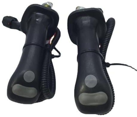 ZLXHDL Maniglie joystick per escavatore 2 pezzi per Dx225 Dh225-9 Dh300-9 Kit joystick per escavatore in gomma e metallo Miglioramento della precisione durante l'escavatore