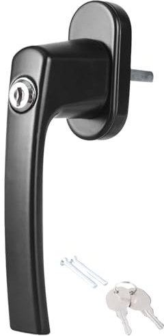 Serrure Fenêtre Sécurité Pour Poignées Fenêtre Verrouillables Avec Clé Poignée Balcon En Acier Inoxydable Installation Simple