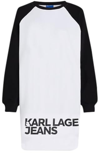 KARL LAGERFELD JEANS, Women's, Blocked Sweat Dress, Regular Fit, Multicolor, S