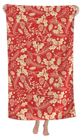 Herren Damen Duschtücher Großes Strandtuch „Frohe Weihnachten“ Microfaser Handtücher Personalisiert Kinder Badetuch Lustige Strandtuch Für Duschen Schwimmen Reise