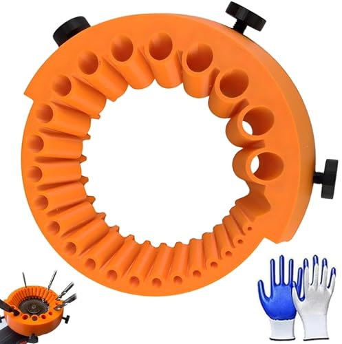 GGesii Affilatrice per trapano, da 2 a 13 mm, affilatrice per trapano New Drill Bit Sharpener, per levigatrici da 125 mm e smerigliatrici angolari