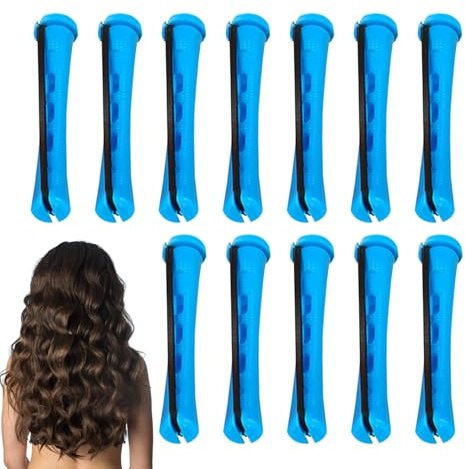 Heat Free Hair Curler Set - Long Curling Canes, Portable Styling Bands | Soft Roller Tool, Flexible No Heating Styler Kit For Making Loose Curls Or U