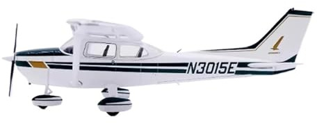 1/72 för Cessna 172 N3015E Alloy Collection Flygplansmodell Classic Edition Vit Flygplansmodellbyggsats