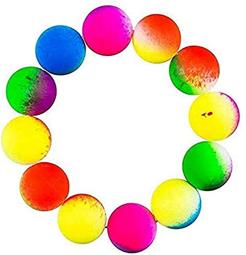 Boland 64467 - Armband Fusion, dehnbare Armkette mit Perlen, Neon-Farben, Mode-Schmuck, Flower-Power, 80er, Kostüm, Karneval, Mottoparty