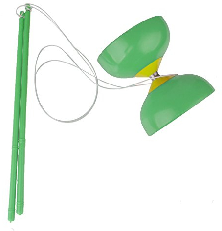 SM SunniMix Diabolo mit Kugellager Dreifache Lagerung Set und Erwachsene, Grün