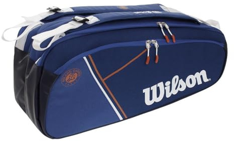 Wilson Roland Garros Super Tour 9 Pack WR8018201001, Unisex bags, Blue, One size EU