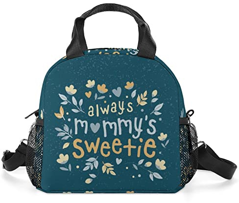 Pranzo al Sacco da Pesca Portatile Borsa Termica Pranzo Borsa Frigo Personalizzata per Bambini Donna La dolcezza della mamma