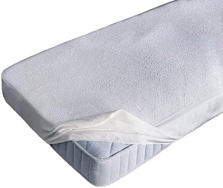 Galeone Biancheria e Tessuti | Coprimaterasso Matrimoniale 170x190 fino a 30cm Sanitario Realizzato in Spugna Impermeabile Antiacaro con Tessuto in PVC Elastico (170X190+30)