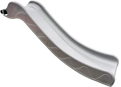 move and stic 149 cm Rutsche Zubehör für Spielturm Klettergerüst Kinderrutsche Spielplatz in Kinderzimmer und Garten (grau)