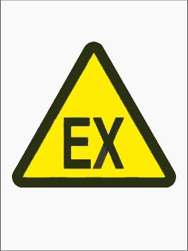 Ex-Zeichen Sicherheitszeichen, Explosionsgefahr Warnschild Deko Hängeschild Retro Blechschild Metall Deko Blechschild Für Pub Küche Cafe M