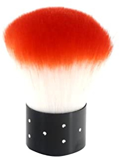 Soft Cosmetic Powder Makeup Face Brush Nail Arts Dust Cleaner Brush for Acrylic UV Gel Nail Art Dust Cleaner Random Color
