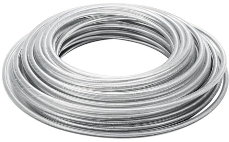 Hilo Desbrozadora,Hilo de Corte de 3 mm x 45 m, Hilo de Corte, Hilo de Corte Reforzado, Hilo de Acero para Desbrozadora, Hilo para Desbrozadora de Césped, para Césped, Jardín y Maleza