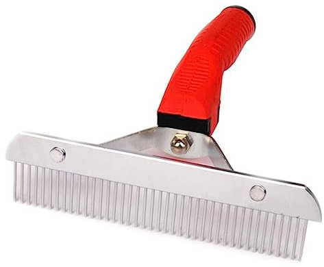 iplusmile Peine De Rastrillo para Perros y Gatos Peine Accesorio De Cuidado Peludo Suministro De Mascotas