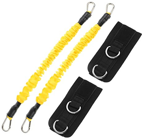 Toyvian Cuerda De Resistencia Piernas Bandas De Resistencia Profesionales Bandas De Tubo Portátiles para Entrenamiento De Tobillo para Ejercicios De Fitness Casa o Gimnasio