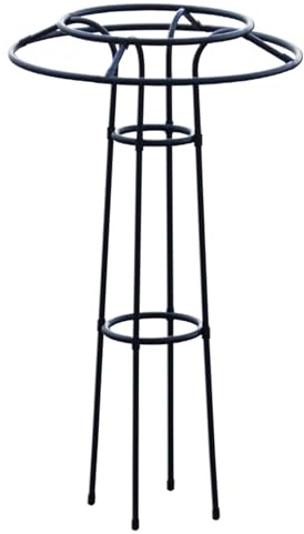Metal Garden Trellis for Climbing Plants - Elegant Umbrella Design Supports Roses Vines Clematis Jasmine - Enhances Garden Decor