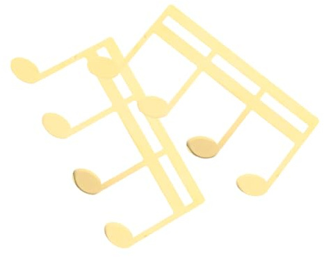 HONITANO 2stücke Notenheftklammern aus Metall Notenständerklammern für Notenhefte Notenbücher Lyren Klavier Gitarre Violine und Keyboard Notenhalterclips für Notenblätter