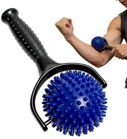 Le rouleau musculaire - Outils de relaxation des tissus profonds avec balles à picots - Rouleau à picots pour dos, pieds, épaules, mains, jambes, mollets
