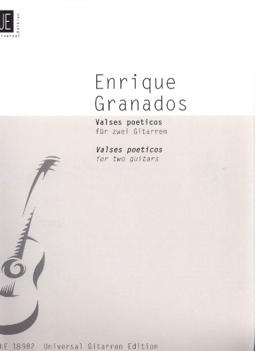 UNIVERSAL EDITION GRANADOS ENRIQUE - VALSES POETICOS - 2 GUITARS Partition classique Guitare - luth Guitare