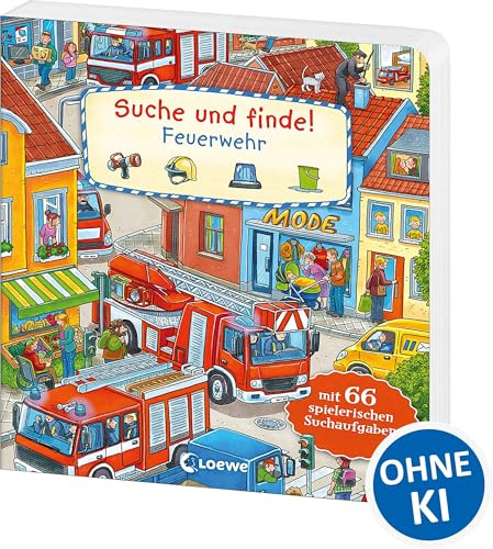 Suche und finde! - Feuerwehr: Mit 66 spielerischen Suchaufgaben - Wimmelbuch ab 2 Jahre