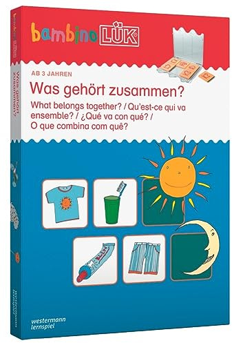 bambinoLÜK-Set: 3/4/5 Jahre Was gehört zusammen?: Enthält: bambinoLÜK-Lösungsgerät und Heft 1 & 3/4/5 Jahre (bambinoLÜK-Sets: Kasten + Übungsheft/e)