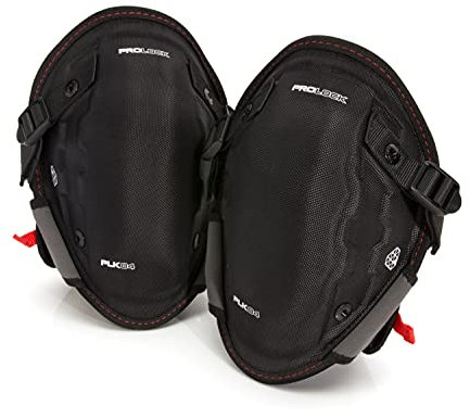 Prolock Impact-Absorbing Gel Knee Pads, Ideal for Flooring/Roofing, Easy to Adjust with Glove-Friendly Pull Tabs (1 Pair)