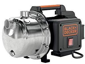 BLACK+DECKER Pompa Autoadescante BXGP1100XE per Acque Chiare (1100 W, Portata max. 4.600 l/h, Prevalenza max. 45 m)