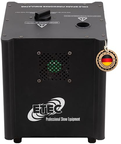 ETEC Professional FX1 SPARK MACHINE DMX Indoor Feuerwerk Pyrotechnik Fontänen Sprüheffekt Hochzeit DJ Event Effekt Club Party Disco Bühne Auftritt Veranstaltung