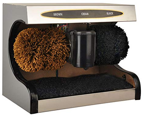 NNHDWS Cireuse De Chaussure À Induction Automatique, Nettoyage De Chaussures Électriques,Induction Polisseuse Machine pour Dépoussiérant Polissage, Nettoyage De Chaussures en Cuir Kit Portable,E