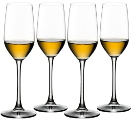 Riedel Tequila Set Set de 4 Vasos de Tequila Vaso de cristal con tallo 190 ml