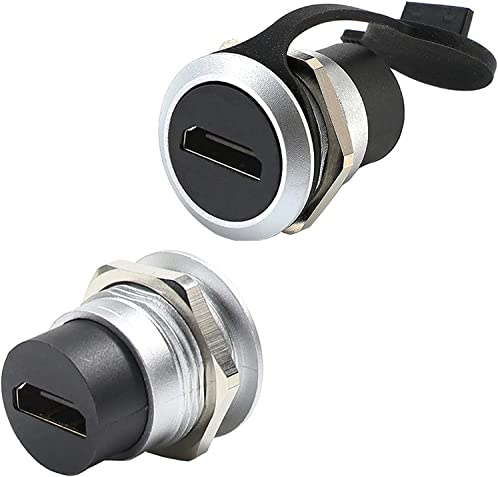 PENGLIN 2 STÜCK HDMI-Kabel Einbaubuchse, | Weiblich auf Weiblich 4K-Adapter , HDMI-Durchgangsdose 4K 30hz 3D and HDR