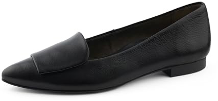 Paul Green Damen, Frauen Klassische Ballerinas,Ballerinen,Pumps,Halbschuhe,Sommerschuhe,Slipper,Ballerina-Schuhe,flach,Schwarz (JA),41 EU / 7.5 UK