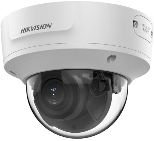 Hikvision Caméra de Sécurité IP Pro Dôme PoE 2MP 2.8~12mm Extérieure IP67 - DS-2CD2723G2-IZS(2.8-12mm)(D)