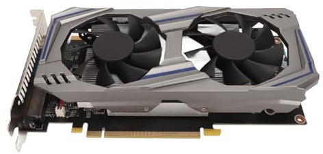 Yctze UltraFAST-Grafikkarte mit Zwei Lüftern, 128 Bit GDDR5 550T, 8 GB Speicher, PCI 2.0, DirectX 11 API-Unterstützung, Ideal für PC-Gaming und Desktop-Anwendungen (GTX550Ti 8 GB)